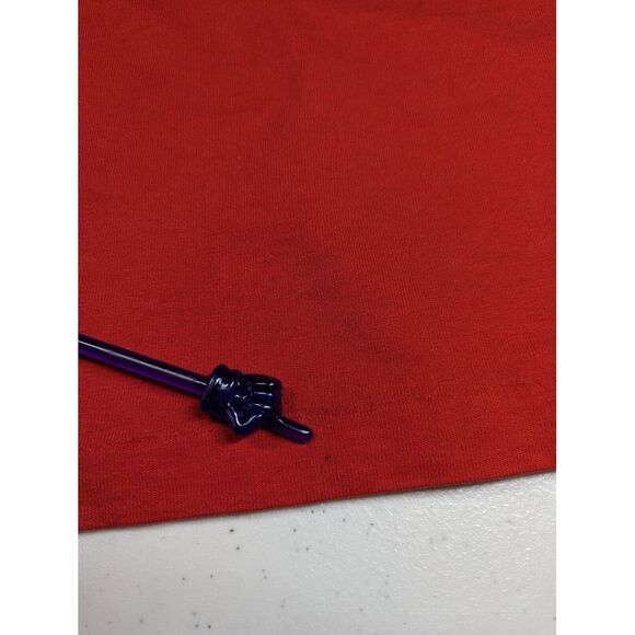 Vintage 1990 London Paris Rome Roswell T Shirt‎ Red Oneita Size L 42-44 GA USA - Picture 10 of 13